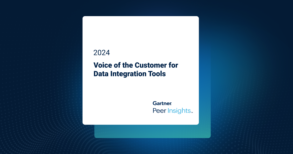 Gartner Voice of the Customer Data Integration Tools 2024